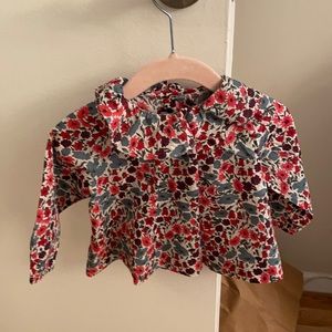 Jacadi liberty Purple blouse